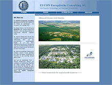 Tablet Screenshot of eucon-ag.de
